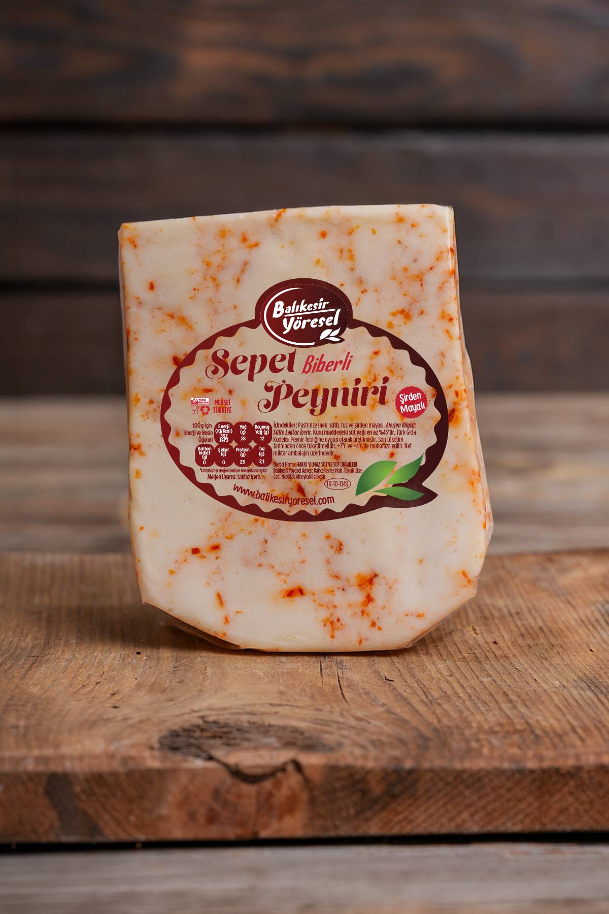 Biberli Sepet Peyniri